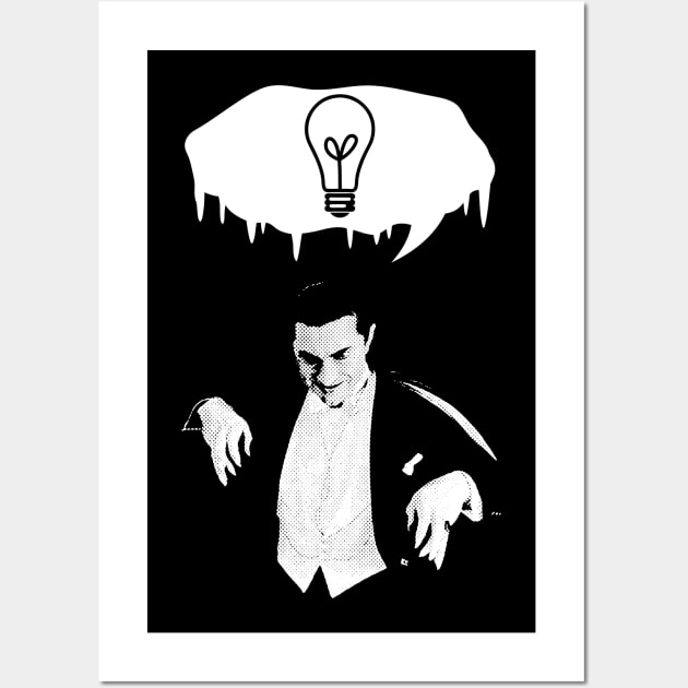 Bela's Bright Idea Wall Art by becauseskulls